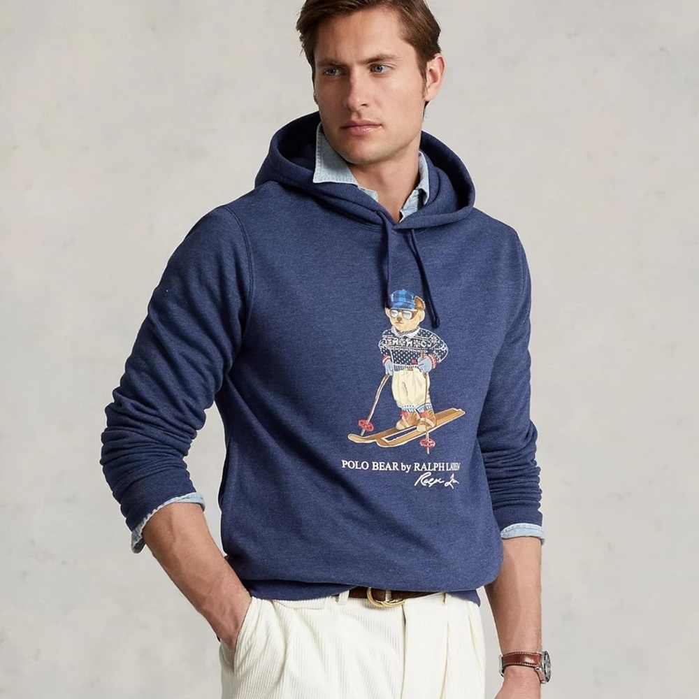 POLO Bear Graphic Logo Pull on Sweatshirt 4XB